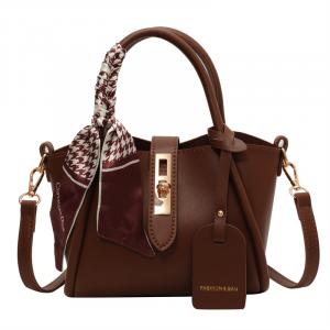 ResNonverba Женская наплечная сумка через плечо клатч, Coffee