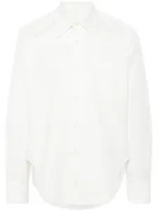 Рубашка с жаккардовым логотипом Erl, белый