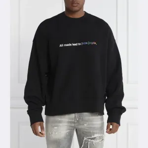 Толстовка обычного кроя Palm Angels, черный