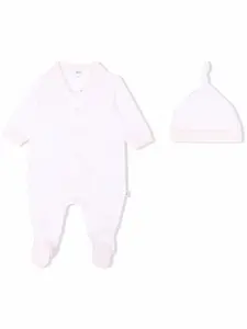 Комплект для новорожденного с логотипом Boss Kidswear, белый