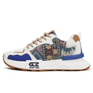 BOLE Мужские повседневные синие низкие кеды с амортизацией, противоскользящей и износостойкой подошвой, цвет Blue