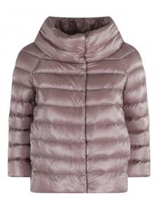 Стеганая куртка Herno с высоким воротом, розовый
