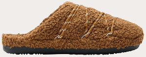Туфельки-ботинки Moon Boot Teddy Slipper цвета «Коньяк», коричневый