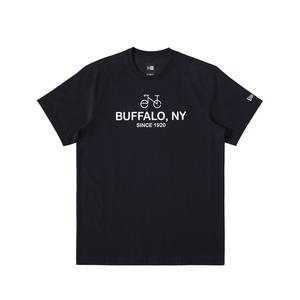 New Era Универсальная дышащая трикотажная футболка с коротким рукавом свободного кроя модный топ Black Unisex