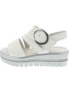 Gabor Белые сандалии на танкетке