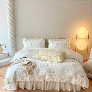 Generic Комплект постельного белья из 100% хлопка с вышивкой