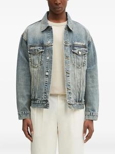 Джинсовая куртка с вышитым логотипом BATHING APE A Bathing Ape, синий