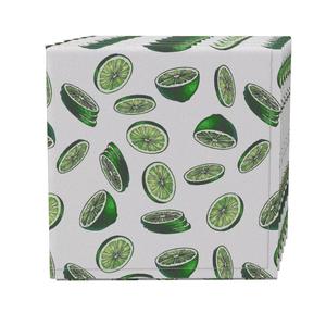 Набор салфеток из 4 шт., 100 % хлопок, 20x20 дюймов, коктейльные лаймы
