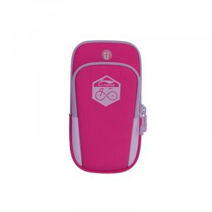 Велосипедная сумка на руку унисекс polyester, neoprene LINING, розовый
