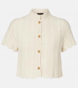 Вязаный жакет Arola из кашемира Loro Piana, Nougat