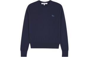 Свитер с нашивкой Baby Fox от Maison Kitsuné Maison Kitsune, синий