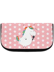 Косметичка Mr & Mrs Panda Einhorn Sänger ohne Spruch, цвет rot pastell