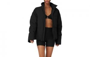 Пуховик женский Alo Yoga, черный