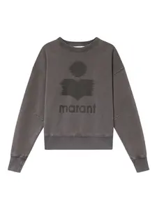 Толстовка Moby с логотипом Marant Étoile, серый