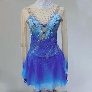 ICE WING SNOW LION Индивидуальные платья для фигурного катания для детей и взрослых, юбки для выступлений и экзаменов, костюмы для соревнований по фигурному катанию для женщин