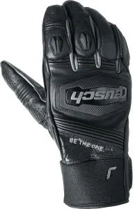 Спортивные перчатки Reusch Dante, короткие - из кожи кенгуру - жесткий корпус - Knox SPS, Black