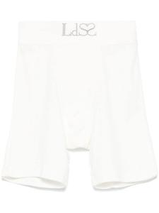 Шорты с заклепками и логотипом Ludovic de Saint Sernin, белый