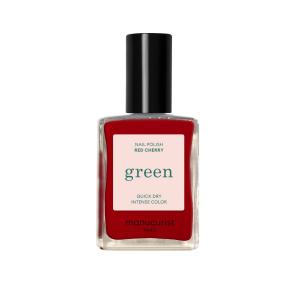 Лак для ногтей green quick dry Manucurist, red cherry, объем 15 мл