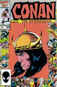 Conan The Barbarian # 188 : The Killing Season 1986 (Marvel Comics)