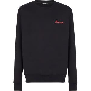 Свитшот с принтом Kiss BALMAIN, черный