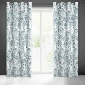 Штора HARIET N синяя 140x250 см с люверсами Eurofirany