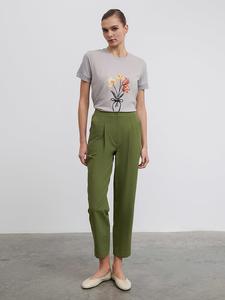 Тканевые брюки BGN, зеленый