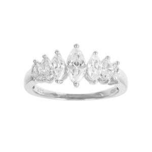 Кольцо Autentica с бриллиантом маркиза 1,40 карата Autentica, Rhodium