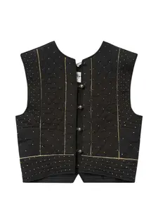 Стеганый топ Volana Marant Etoile, черный