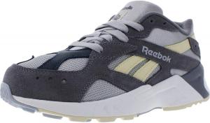 Кроссовки мужские Reebok Aztrek (Skull Grey/White/Digital) CN7473, белый/синий/желтый/серый