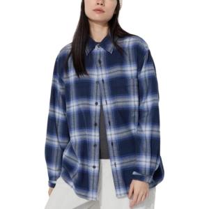 Рубашка унисекс небесно-голубая Uniqlo, голубой