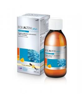 Equazen Płyn O Smaku Waniliowym препарат, содержащий рыбий жир и масло примулы вечерней, 200 ml