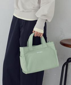 Мини-сумка из холста Mono Comme Ca, цвет Mint