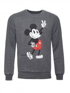 Толстовка Re:Covered Sweatshirt Disney Mickey Peace Pose, серый