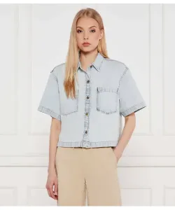 Джинсовая рубашка Relaxed fit Guess Jeans, синий