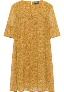Платье DreiMaster, цвет Dunkelgelb Mehrfarbig
