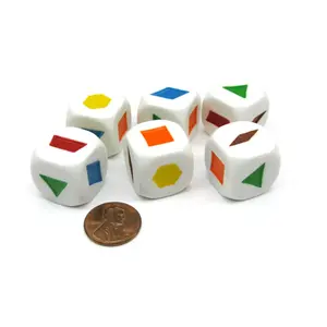 Набор форм d6 20 мм № 2 (6) (испанское издание), Dice - Symbols, Functional & Unique Dice