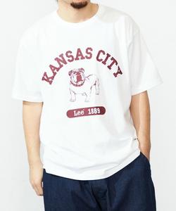 Футболка с принтом Bulldog Lee, белый