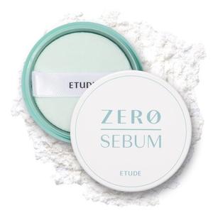 Etude Пудра для сушки кожи Zero Sebum Drying Powder 4 г, новая легкая рассыпчатая пудра для лица с контролем жирности кожи No Sebum, с 80% минералов, стойкая для фиксации или тонального крема, делает кожу пушистой 4 г