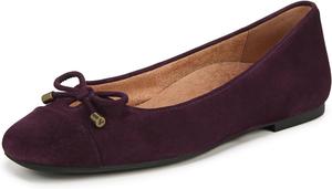 Балетки Vionic Women's Klara, кожа, камея, Winter Plum Suede