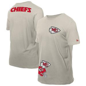 Мужская футболка light beige kansas city chiefs multi patch New Era