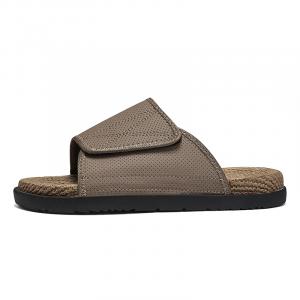 Резиновые тапочки-слайды с амортизацией и износостойкостью для мужчин Wooden Rabbit, Khaki