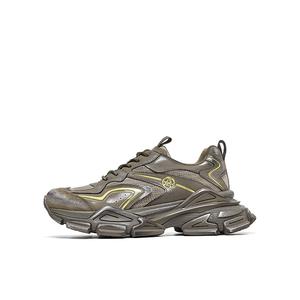 Acupuncture Износостойкие, легкие, дышащие и нескользящие. Низкие массивные кроссовки цвета хаки для мужчин