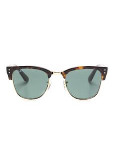 Ray-Ban солнцезащитные очки Clubmaster Reverse, коричневый