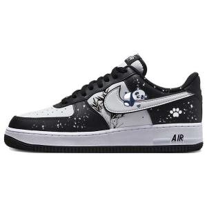 Кастомизированные кроссовки Nike Air Force 1 Skateboard Shoes Unisex, черный/белый