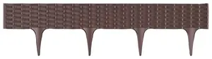 Prosperplast Palisade, упаковка из 5 штук, длина 390 см Д/390х18,7х0,2 см, коричневый