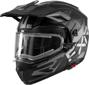 Шлем FXR Maverick X с электрическим визором, Black/Titanium