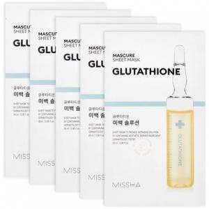 Mascure Solution Sheet Mask Отбеливающий раствор, Missha