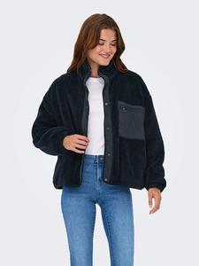 Флисовая куртка темно-синего цвета ONLY