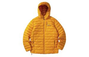 Куртка пуховая Jack Wolfskin мужская цветочная жёлтая, манго жёлтый/M0043