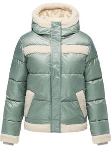 Зимняя куртка Editah Shiny YOUMODO в цвете Dusty Green ragwear